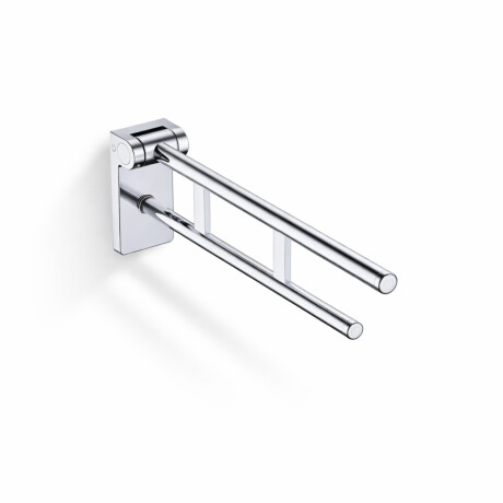 Bară de sprijin pentru persoanele cu dizabilități, Ø32, rabatabilă, PREMIUM – 70 cm / oțel inoxidabil lustruit #1