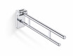 Bară de sprijin pentru persoane cu dizabilități, Ø32, rabatabilă, PREMIUM – 80 cm / oțel inoxidabil lustruit