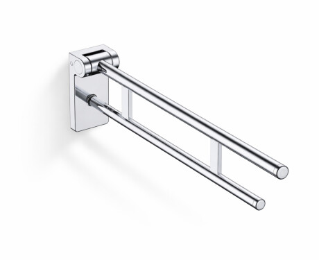 Bară de sprijin pentru persoane cu dizabilități, Ø32, rabatabilă, PREMIUM – 80 cm / oțel inoxidabil lustruit