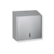 Dispenser pentru prosoape de hârtie pliate în formă de V (dimensiuni maxime ale încărcăturii de hârtie: 25,5 x 11,5 x 24 cm), seria R10 / oțel periat #1