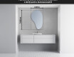 Oglinzi pentru baie cu LED în formă neregulată S221 #4