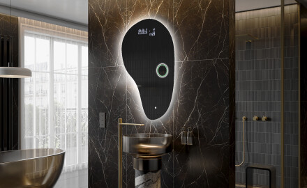 Oglinzi pentru baie cu LED în formă neregulată S221