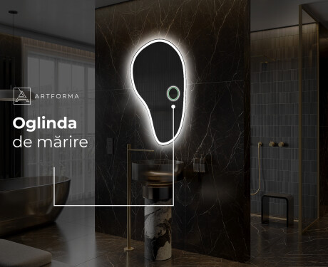 Oglinzi pentru baie cu LED în formă neregulată S222 #5