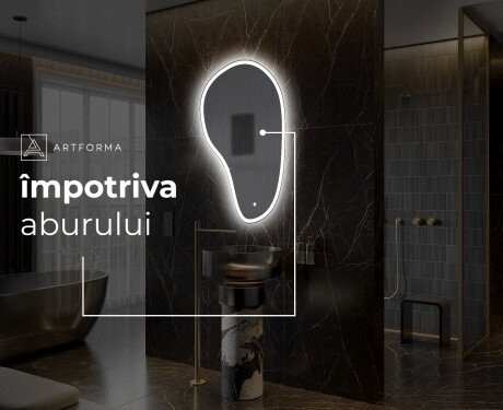 Oglinzi pentru baie cu LED în formă neregulată S222 #8