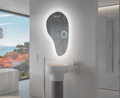 Oglinzi pentru baie cu LED în formă neregulată S222 #9