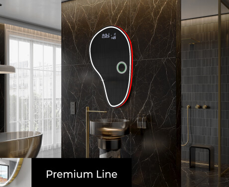 Oglinzi pentru baie cu LED în formă neregulată S223 #4