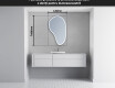 Oglinzi pentru baie cu LED în formă neregulată S223 #5