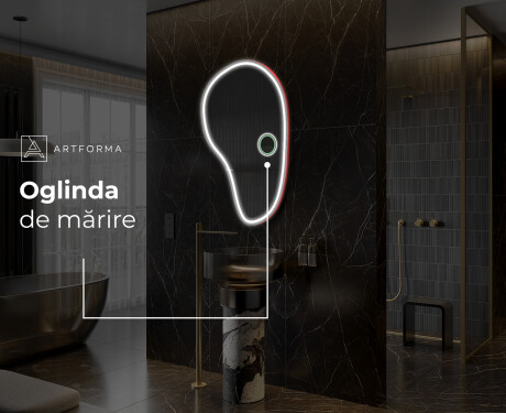 Oglinzi pentru baie cu LED în formă neregulată S223 #6