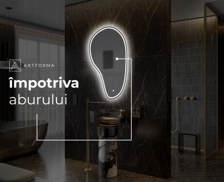 Oglinzi pentru baie cu LED în formă neregulată S223 #8