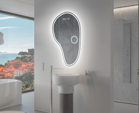 Oglinzi pentru baie cu LED în formă neregulată S223 #9