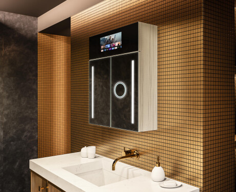 Smart Dulap cu oglinda LED - L02 Sarah 66,5 x 72cm