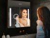 Dulap cu oglinda LED - L02 Emily 66,5 x 72cm #9