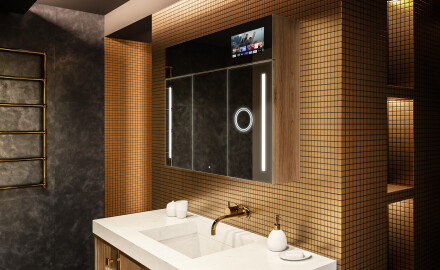 Smart Dulap cu oglinda LED - L02 Sarah 100 x 72cm