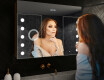 Dulap cu oglinda LED - L06 Emily 100 x 72cm #9