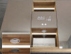 Dulap cu oglinda LED Lisa 100 x 70cm #10