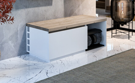 Dulap pentru încălțăminte cu aparat pentru curățare - Olivia 110 x 45cm