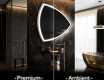Oglinzi pentru baie cu LED în formă neregulată T222