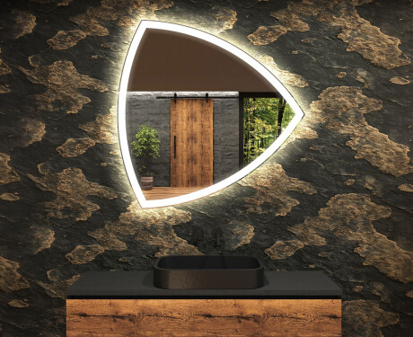 Oglinzi pentru baie cu LED în formă neregulată T222