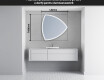 Oglinzi pentru baie cu LED în formă neregulată T222 #5