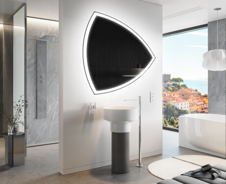 Oglinzi pentru baie cu LED în formă neregulată T222 #9