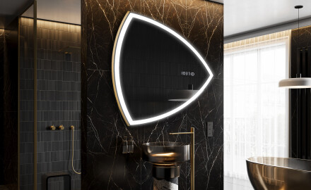 Oglinzi pentru baie cu LED în formă neregulată T222