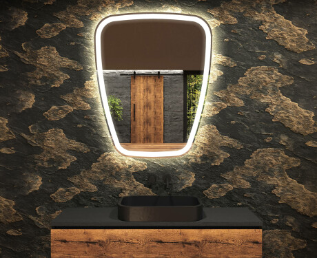 Oglinzi pentru baie cu LED în formă neregulată Z222