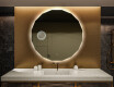 Oglindă rotundă de baie cu iluminare LED112 #1