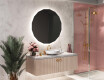 Oglinda rotunda moderna baie cu LED L112 #2