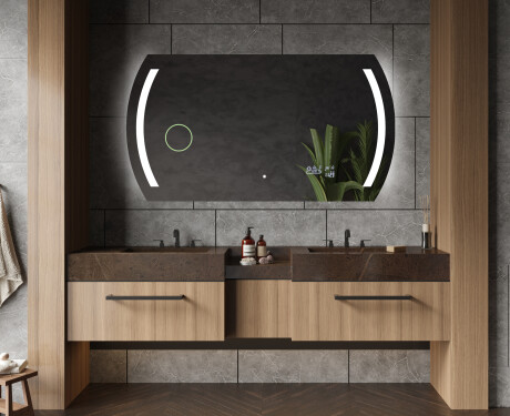 Oglinda moderna baie cu LED L67 #7