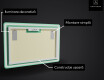 Oglinda moderna baie cu LED L68 #3