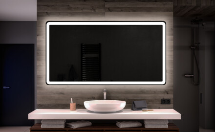 Oglindă de baie cu iluminare LED59