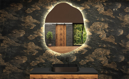 Oglinzi pentru baie cu LED în formă neregulată E221