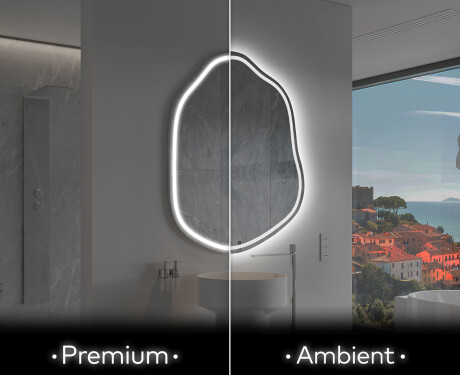 Oglinzi pentru baie cu LED în formă neregulată E223