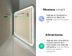 Oglinzi moderne baie cu leduri L141 #10