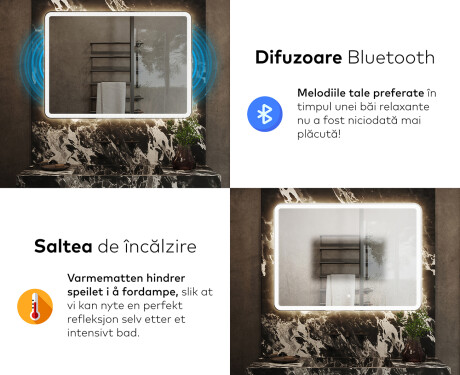 Oglinzi moderne baie cu leduri L141 #6