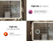 Oglinzi moderne baie cu leduri L141 #8