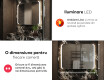 Oglinda cu LED baie mari de perete L144 #5