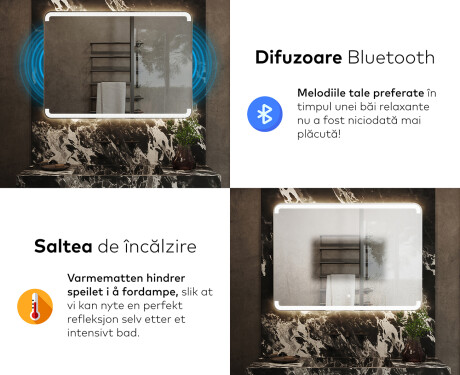 Oglinzi moderne baie cu leduri L145 #6