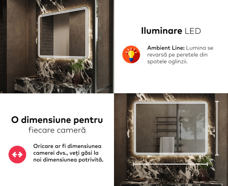 oglinda cu LED la comanda L148 #5