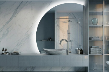 Oglindă sfert de cerc